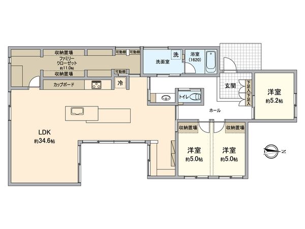富田戸建 間取図(平面図) 富田戸建 間取図(平面図)