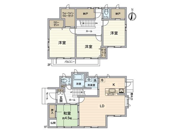 津高台二丁目戸建 間取図(平面図) 間取図(平面図)