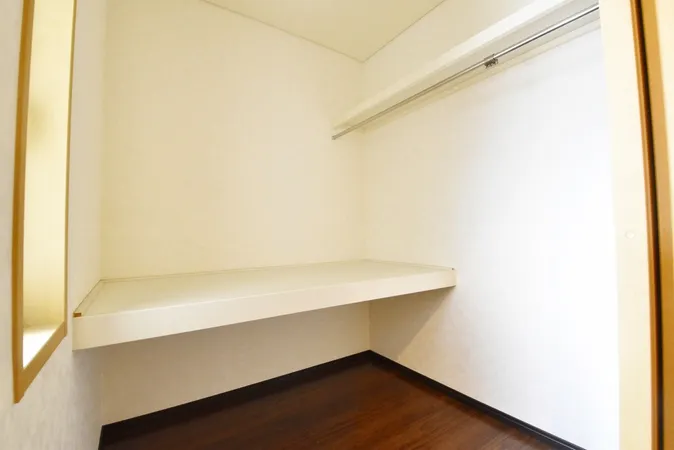 ２階南側洋室のウォークインクローゼット