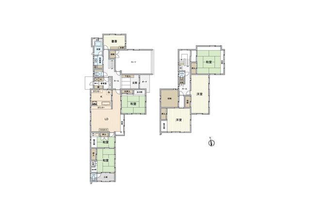 福田戸建 間取図(平面図)