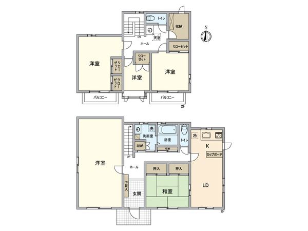 関戸建 間取図(平面図) 関戸建 間取図(平面図)