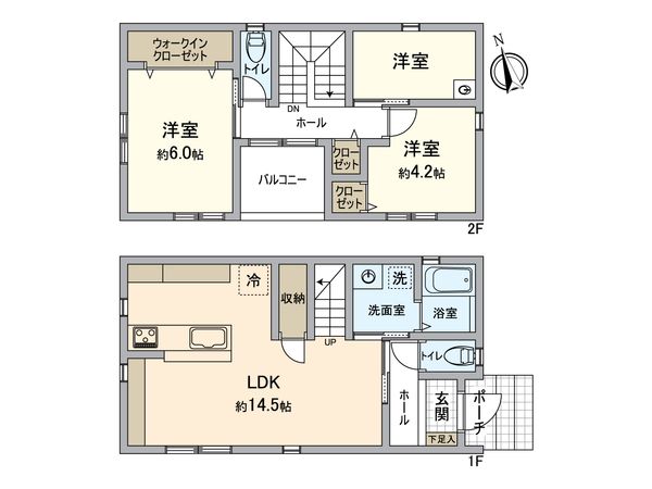広瀬町戸建 間取図(平面図)