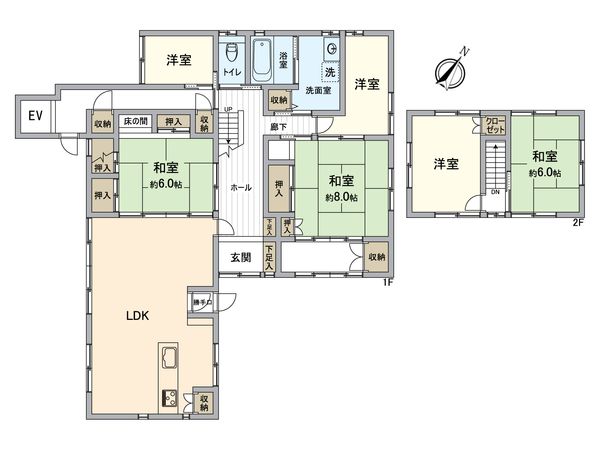 佐山戸建 間取図(平面図) 佐山戸建 間取図(平面図)