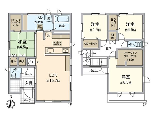 津島京町二丁目 間取図(平面図) 津島京町二丁目 間取図(平面図)