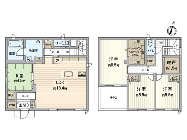 湊戸建 間取図(平面図) 湊戸建 間取図(平面図)