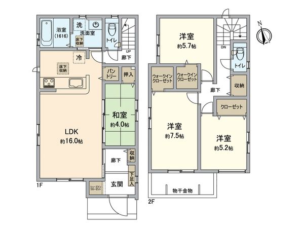 築港緑町一丁目新築 間取図(平面図) 築港緑町一丁目新築 間取図(平面図)