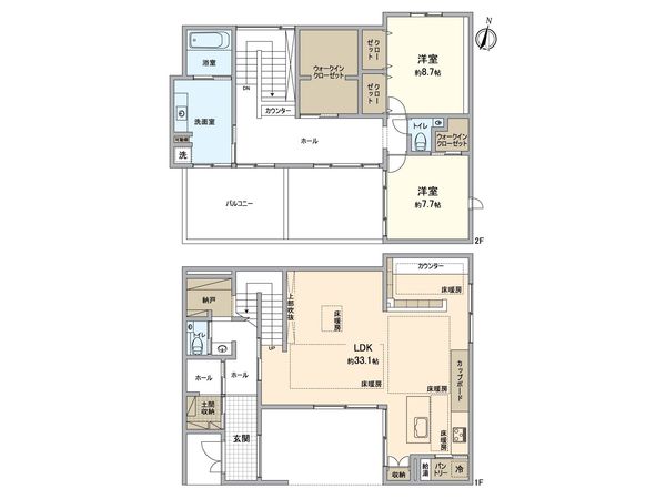 平福 戸建 間取図(平面図)