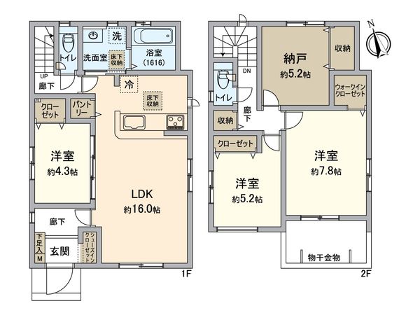 築港緑町一丁目新築 間取図(平面図) 築港緑町一丁目新築 間取図(平面図)