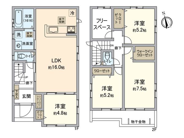 築港緑町一丁目新築 間取図(平面図) 築港緑町一丁目新築 間取図(平面図)