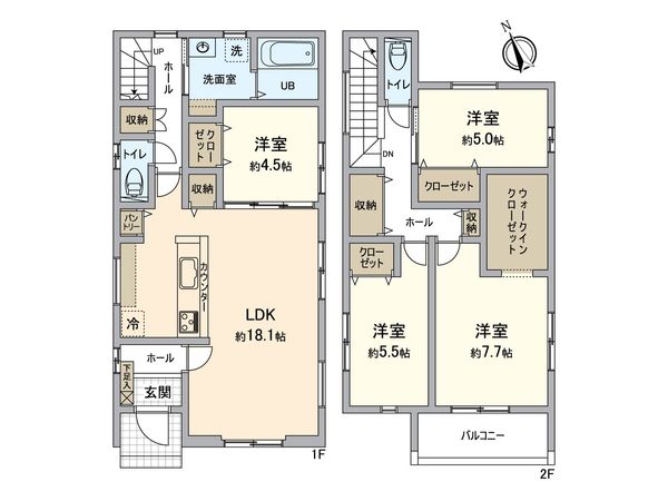 あけぼの町1期2号棟 間取図(平面図) あけぼの町1期2号棟 間取図(平面図)