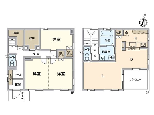芳泉四丁目戸建 間取図(平面図) 芳泉四丁目戸建 間取図(平面図)