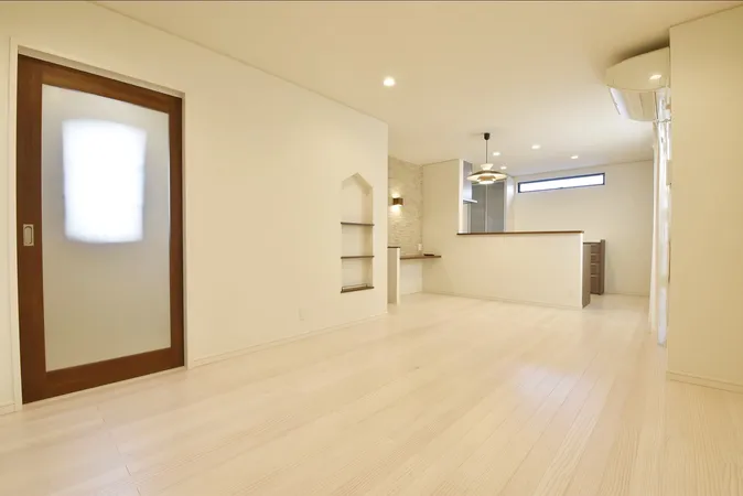 2階リビングはプライベート性も高く、落ち着いて暮らせます。