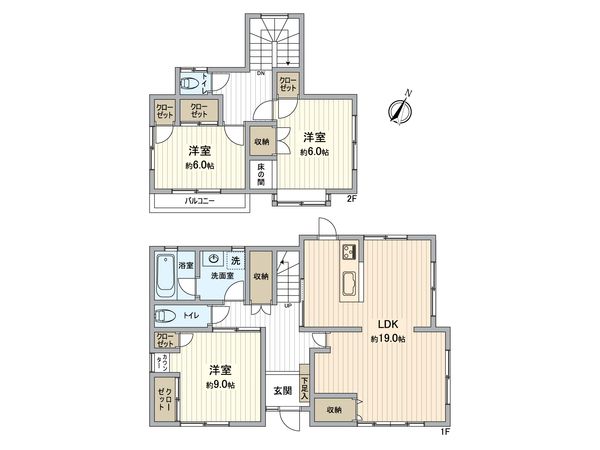 倉田戸建 間取図(平面図)
