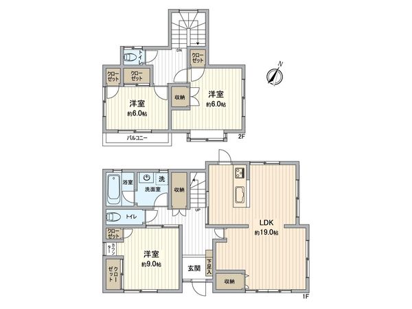 倉田戸建 間取図(平面図) 倉田戸建 間取図(平面図)