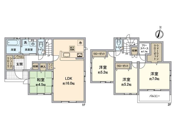山崎新築 間取図(平面図)