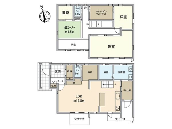倉富戸建 間取図(平面図) 倉富戸建 間取図(平面図)