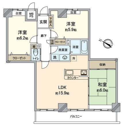 ファミールタワープラザ岡山イーストタワー 間取図(平面図) ファミールタワープラザ岡山イーストタワー 間取図(平面図)