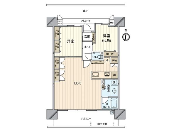 パーソンズフェリーチェ津島西坂 間取図(平面図)
