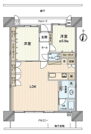 パーソンズフェリーチェ津島西坂 間取図(平面図)