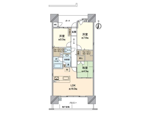 アウルステージ東島田 間取図(平面図) アウルステージ東島田 間取図(平面図)