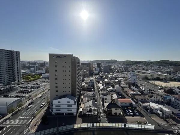 西側バルコニーからの眺望