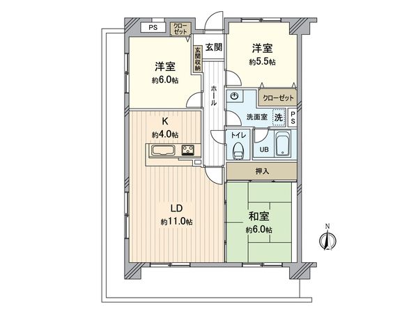 エクセル東岡山 間取図(平面図) エクセル東岡山 間取図(平面図)