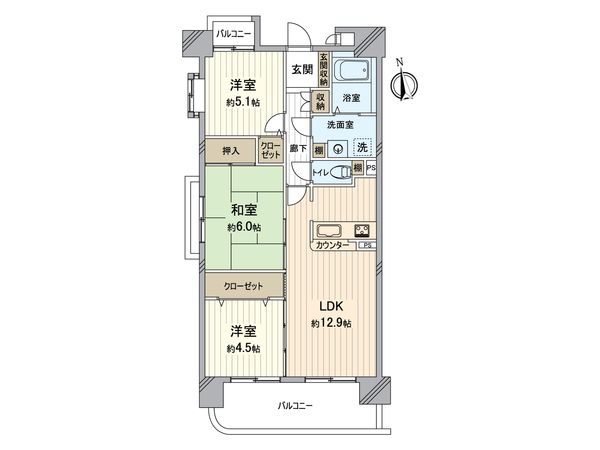 アマネセール東古松Ⅰ 間取図(平面図) アマネセール東古松Ⅰ 間取図(平面図)