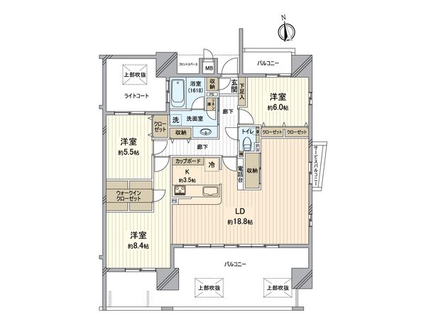 リベール津島プレミアム 間取図(平面図) リベール津島プレミアム 間取図(平面図)