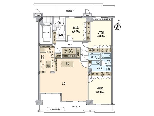 サーパス津高台通り 一番館 間取図(平面図) サーパス津高台通り 一番館 間取図(平面図)