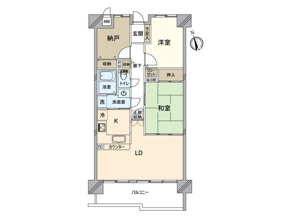 セザール岡南 間取図(平面図) セザール岡南 間取図(平面図)