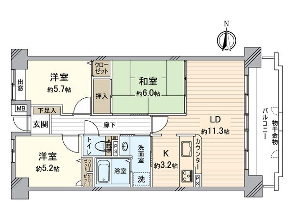 グラン・コート島田本町 間取図(平面図) グラン・コート島田本町 間取図(平面図)