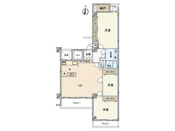 両備グレースマンション伊島 間取図(平面図) 両備グレースマンション伊島 間取図(平面図)
