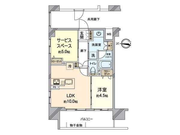 プレサンスロジェ岡山駅元町 間取図(平面図) プレサンスロジェ岡山駅元町 間取図(平面図)