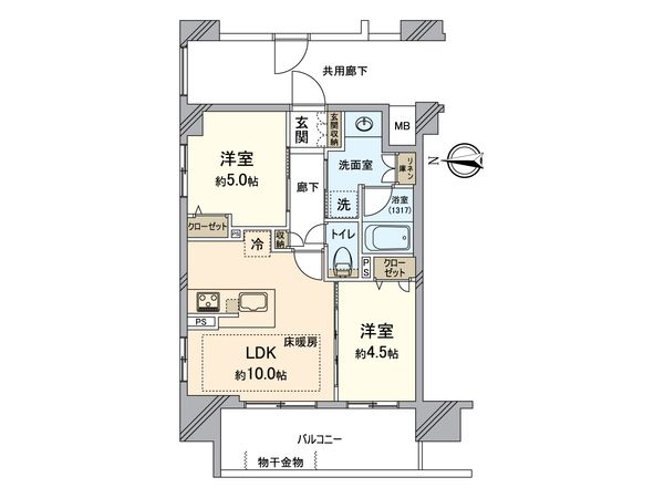 プレサンスロジェ岡山駅元町 間取図(平面図) プレサンスロジェ岡山駅元町 間取図(平面図)