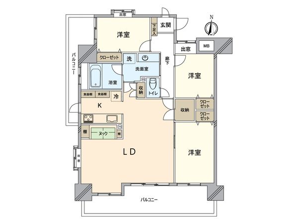 ポレスター芳泉 間取図(平面図) ポレスター芳泉 間取図(平面図)