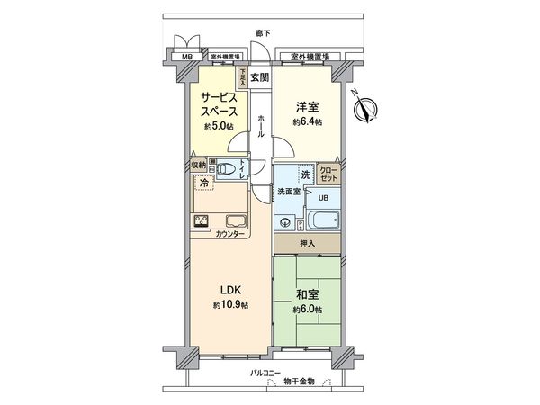 リベール原尾島 間取図(平面図) リベール原尾島 間取図(平面図)