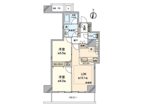 ライオンズタワー岡山表町 間取図(平面図) ライオンズタワー岡山表町 間取図(平面図)