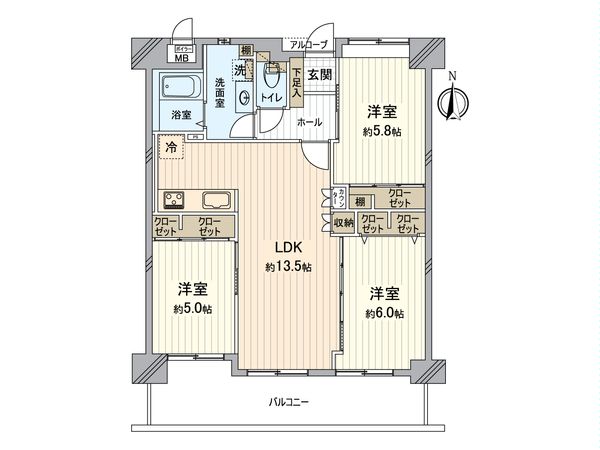 ディアステージ芳泉 間取図(平面図) ディアステージ芳泉 間取図(平面図)
