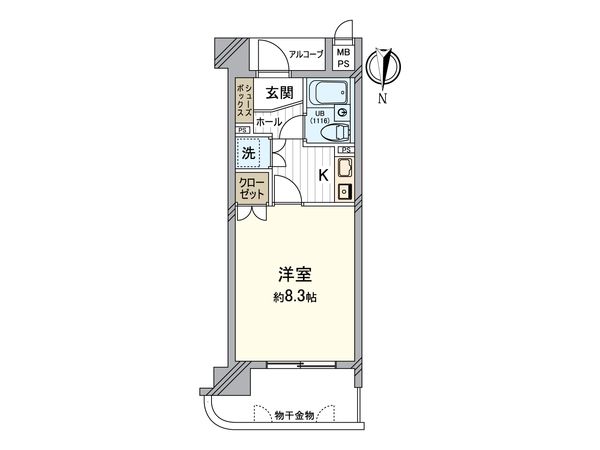 ダイアパレス東島田 間取図(平面図)