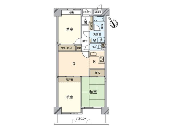 ライオンズマンション神田町 間取図(平面図)