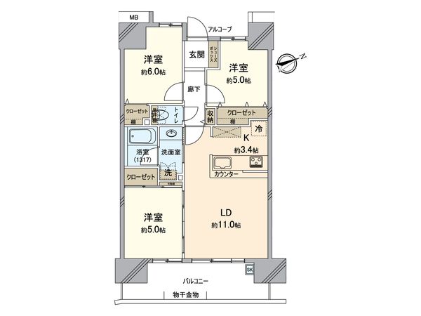 間取図(平面図)