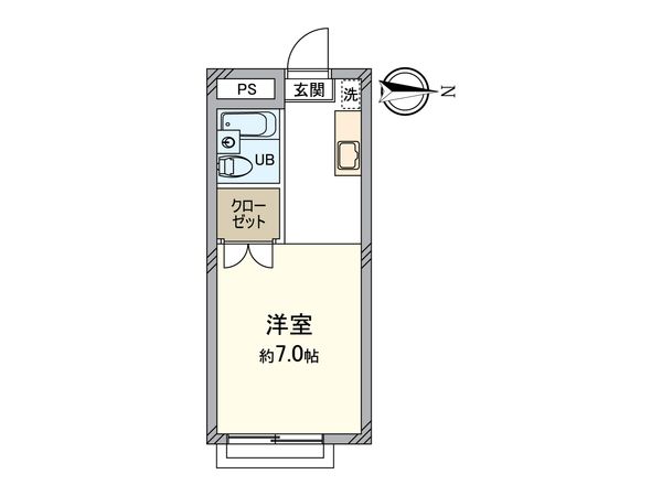 シャトー津島 間取図(平面図) シャトー津島 間取図(平面図)