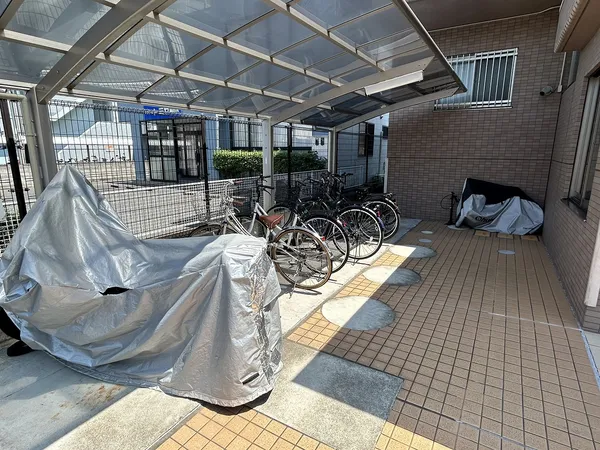 駐輪場です。