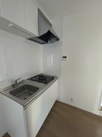 賃借人に喜ばれる２口コンロ付きキッチン。