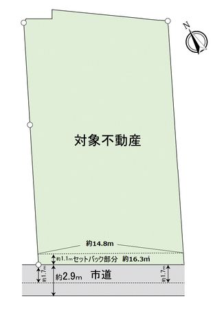 大町東3丁目 土地 区画図 大町東3丁目 土地 区画図