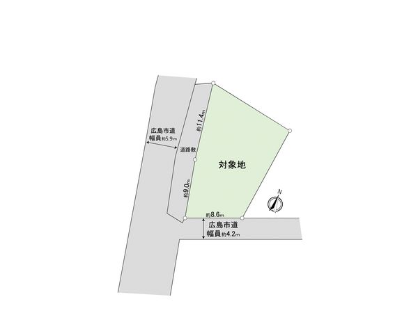 西原5丁目 土地 区画図 西原5丁目 土地 区画図