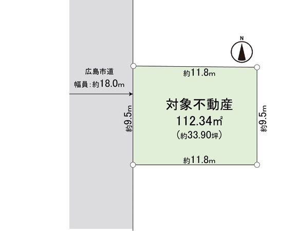 真亀5丁目土地 区画図