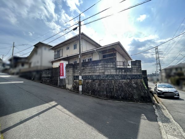 口田5丁目 土地(古家あり) 前面道路含む外観 口田5丁目 土地(古家あり) 前面道路含む外観