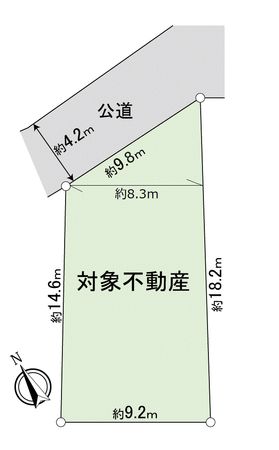 落合南1丁目 土地 区画図 落合南1丁目 土地 区画図