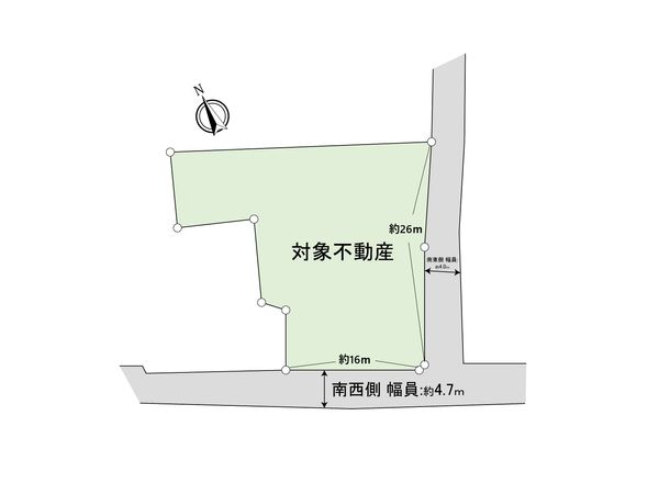 上安2丁目 土地 区画図 上安2丁目 土地 区画図
